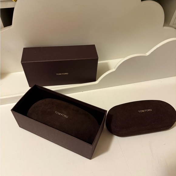 Two original Tomford sunglass case velvet clean and very new main image 6